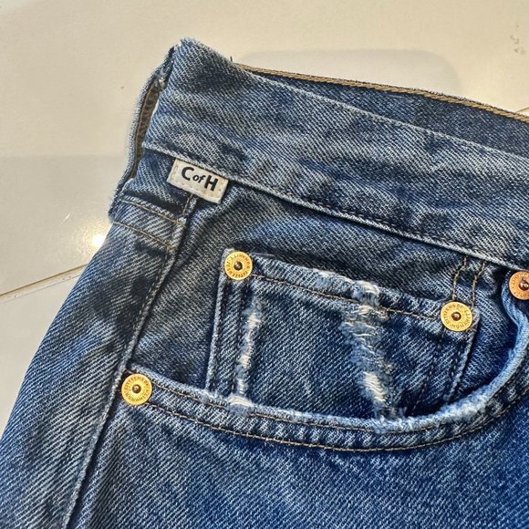 Citizens of Humanity Eva Distressed High-Rise Straight-Leg Baggy Jeans - Picture 8 of 16